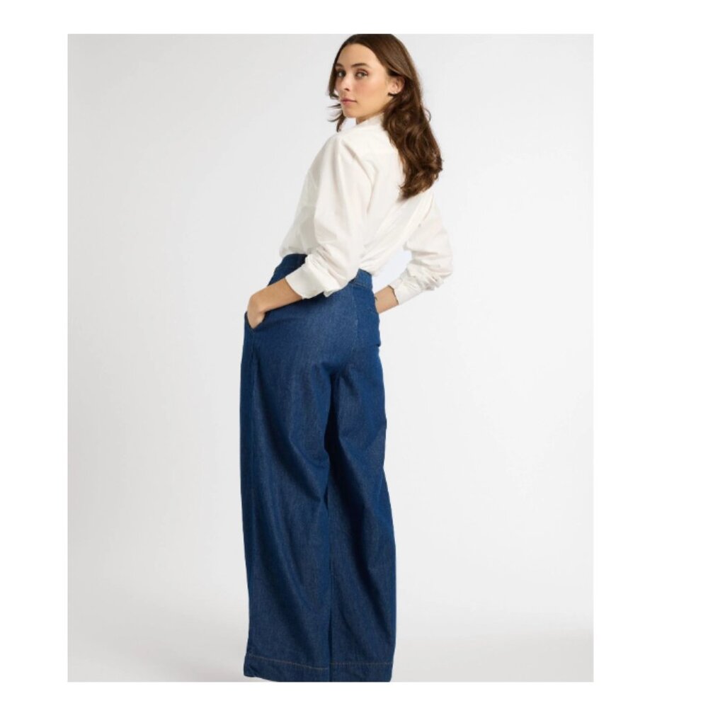NWT Mille Hepburn Pant in Greenwich